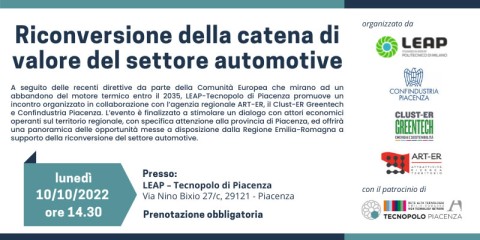 Riconversione della catena di valore del settore automotive